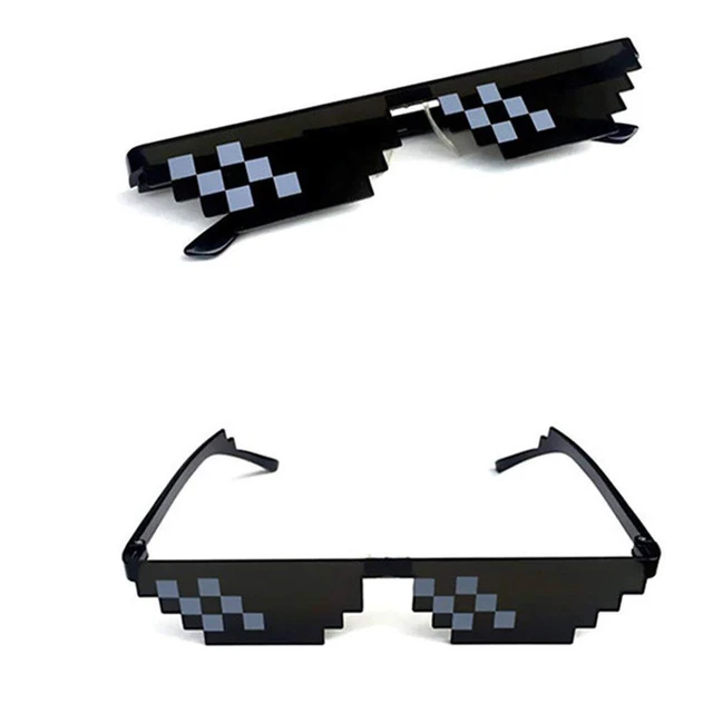 Alt view image 5 of 5 - Thug Life Glasses Deal With It Sunglasses MLG Eyewear Unisex Meme Cool 8 Bit