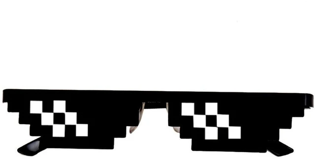 Alt view image 3 of 5 - Thug Life Glasses Deal With It Sunglasses MLG Eyewear Unisex Meme Cool 8 Bit