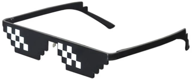 Main image of Thug Life Glasses Deal With It Sunglasses MLG Eyewear Unisex Meme Cool 8 Bit