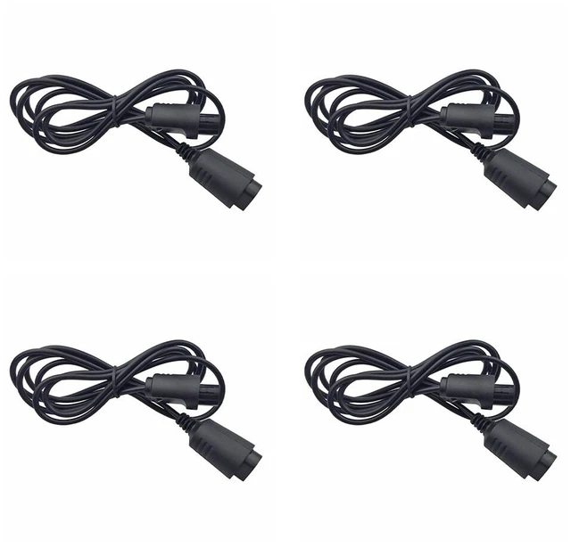 Main image of US 4Pc Extension Cable Cord Adapter for Nintendo 64 N64 Controller Gamepad 6ft