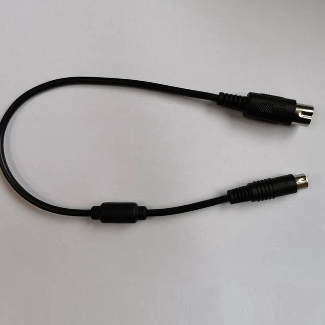 Alt view image 2 of 4 - Sega Genesis 32X Model 1 Link Cable Connector Patch Cord BRAND NEW USA !