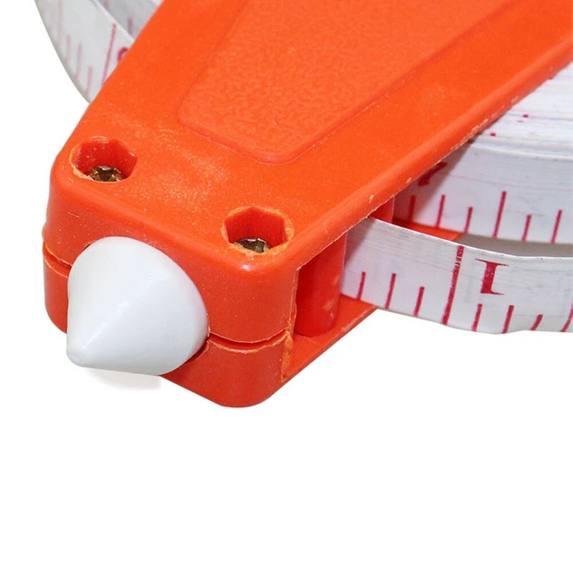 Alt view image 4 of 5 - US 1 Pcs 1/2" x 98' Open Reel Dual Sided Fiberglass Tape Measure for Engineer