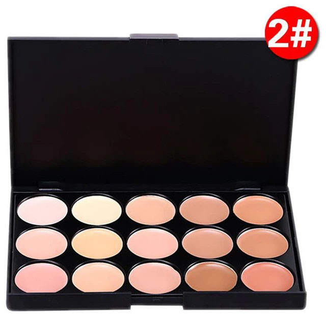 Main image of US 15 Colors Professional Foundation Concealer Highlight Contour Cream Palette BE-2-czhexiagao 2