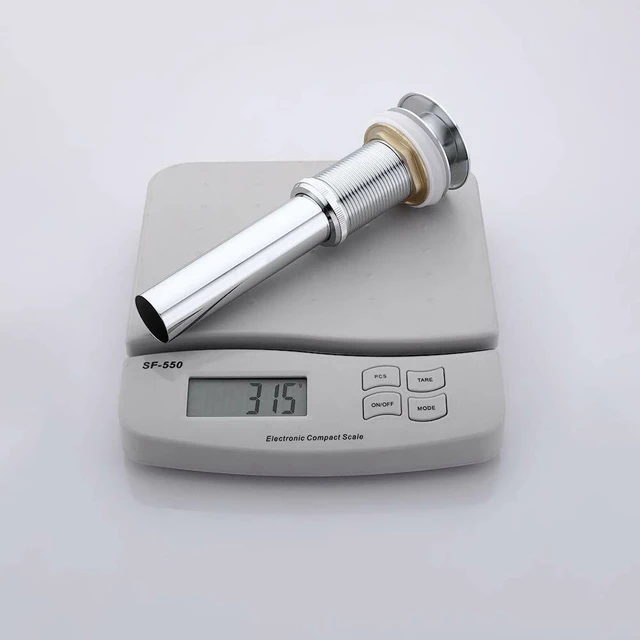 Alt view image 5 of 5 - Pop-Up Drain Vessel Sink Waste Bathroom Basin Stopper Polished Chrome BE-4-b xiaotantiaoyoukong buxiugangtongxiashuiqi