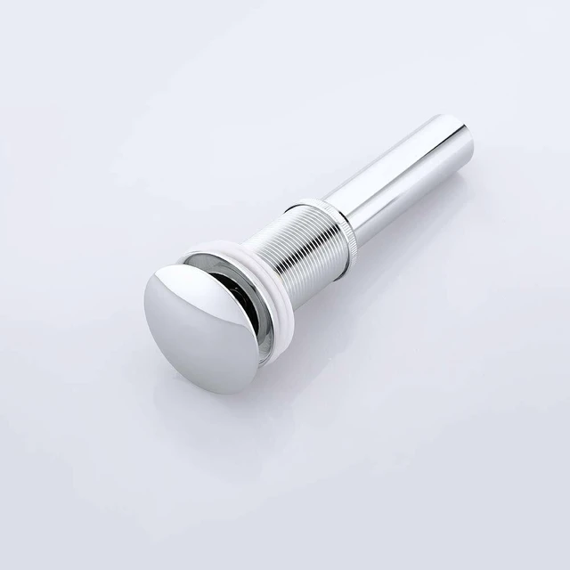 Alt view image 4 of 5 - Pop-Up Drain Vessel Sink Waste Bathroom Basin Stopper Polished Chrome BE-4-b xiaotantiaoyoukong buxiugangtongxiashuiqi