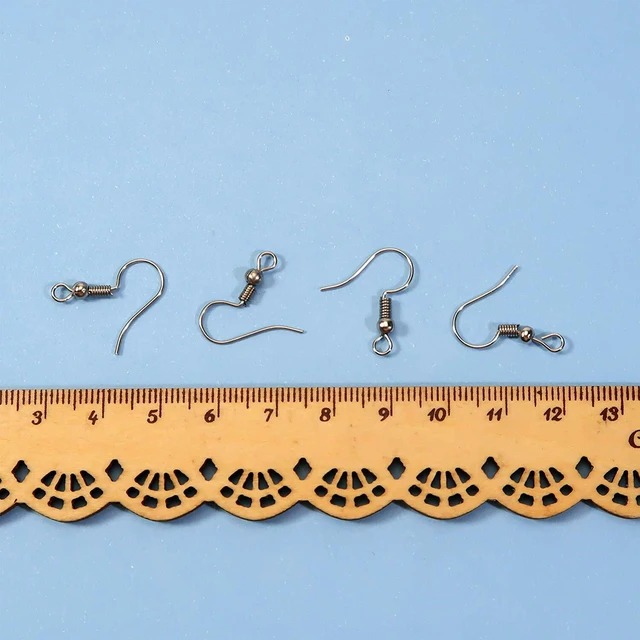 Alt view image 2 of 6 - US 100 DIY JEWELRY Making Findings Earring Hook Coil Ear Wire French Hook BH-2-cdaizhuergou100gezhuang yinse