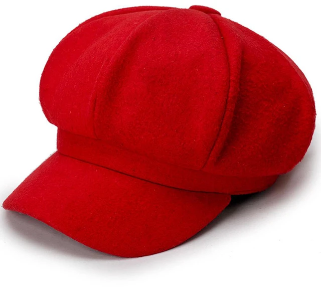 Main image of Women's Newsboy Cap Baker Boy Hat Cabbie Beret Flat Cap Warm ArtistVintage Fines