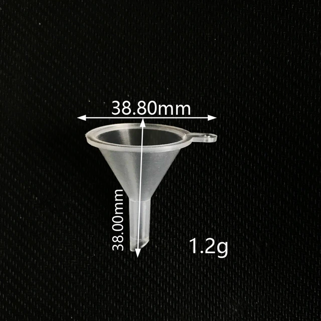 Alt view image 3 of 5 - US 10~30pcs Small Plastic Perfume Diffuser Bottle Mini Liquid Oil Funnels Lab