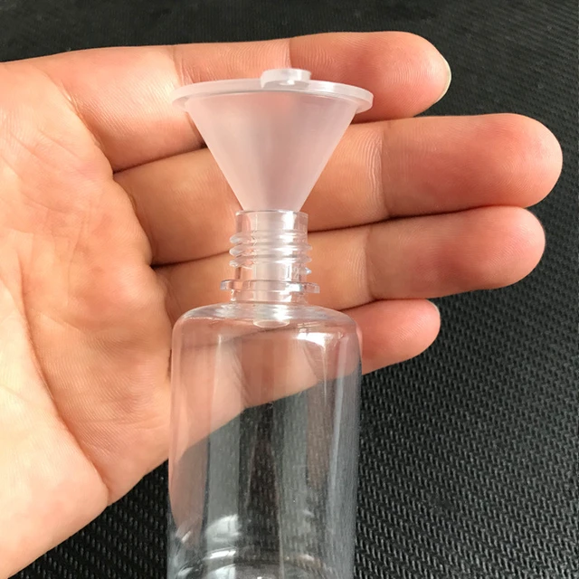 Alt view image 5 of 5 - US 10~30pcs Small Plastic Perfume Diffuser Bottle Mini Liquid Oil Funnels Lab