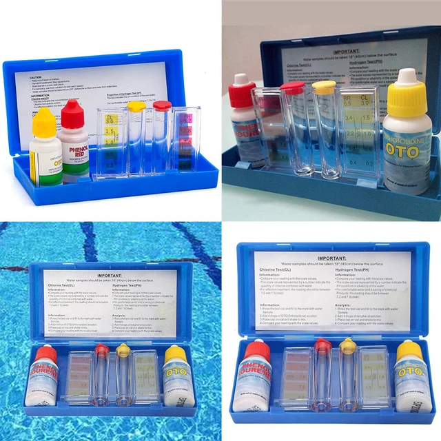 Alt view image 4 of 5 - US 1 Pack Essential Ph & Chlorine Levels Swimming Pool Spa Water Test Kit