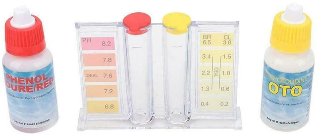 Main image of US 1 Pack Essential Ph & Chlorine Levels Swimming Pool Spa Water Test Kit