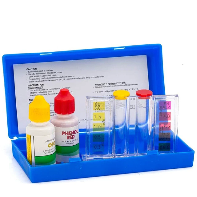 Alt view image 2 of 5 - US 1 Pack Essential Ph & Chlorine Levels Swimming Pool Spa Water Test Kit