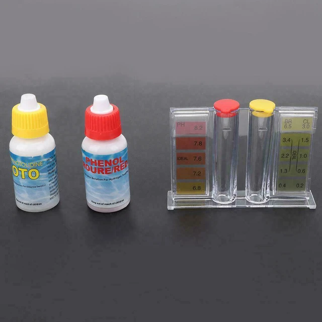 Alt view image 5 of 5 - US 1 Pack Essential Ph & Chlorine Levels Swimming Pool Spa Water Test Kit