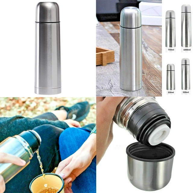 Alt view image 3 of 3 - US Stainless Steel Vacuum Sealed Insulated Coffee Bottle Thermos 12/17/26/35 OZ