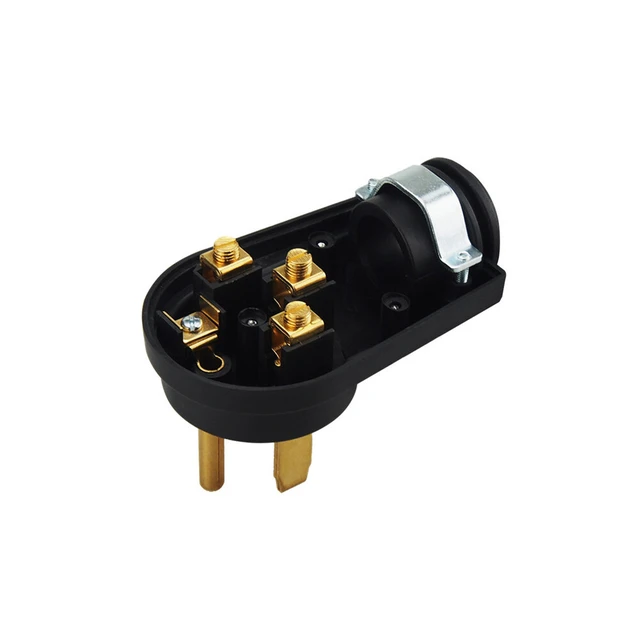 Alt view image 3 of 3 - US 50 Amp RV Plug Replacement Male Plug End Camper Power Adapter 50A