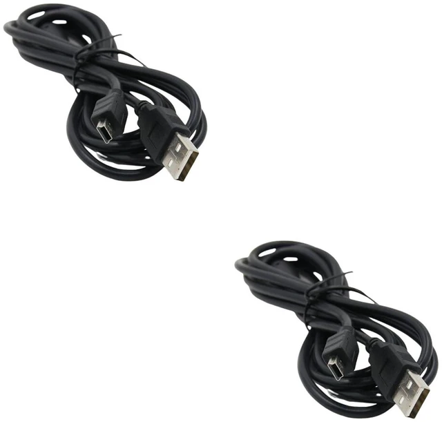 Main image of US 2Pc 10FT Wireless Controller USB Charging Cable for Sony PlayStation 3 PS3