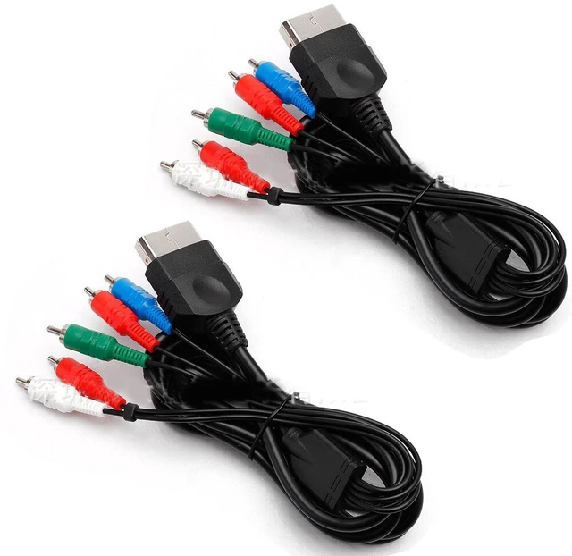 Main image of US 2 Pack HD Component AV Cable Cord Hookup Connection For Original Xbox