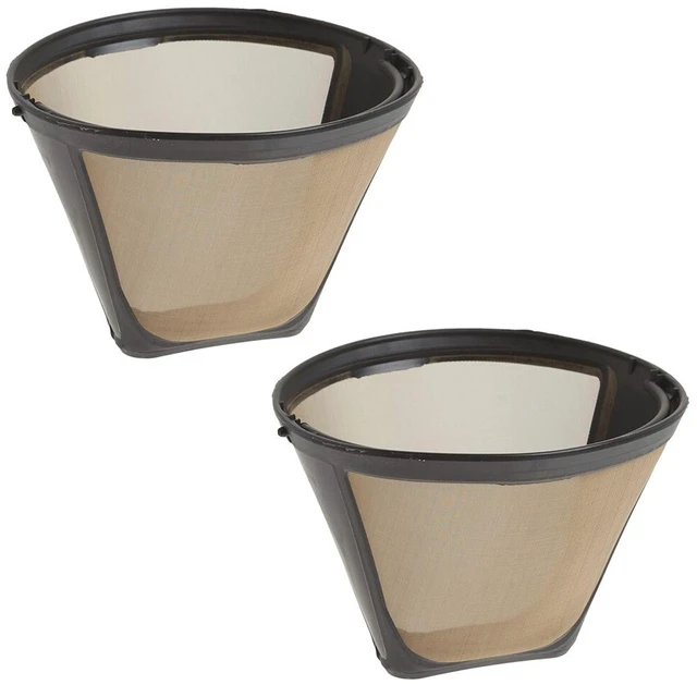 Main image of US 2 Pack Reusable #4 Cone Style Coffee Filter for Cuisinart, Black & Decke