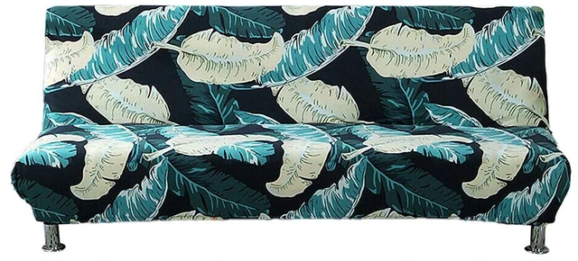 Alt view image 5 of 5 - Futon Slipcover Armless Sofa Cover Stretch Sofa Bed Slipcover Protector Elastic BM-4-a shafachuangzhao qianhuixian