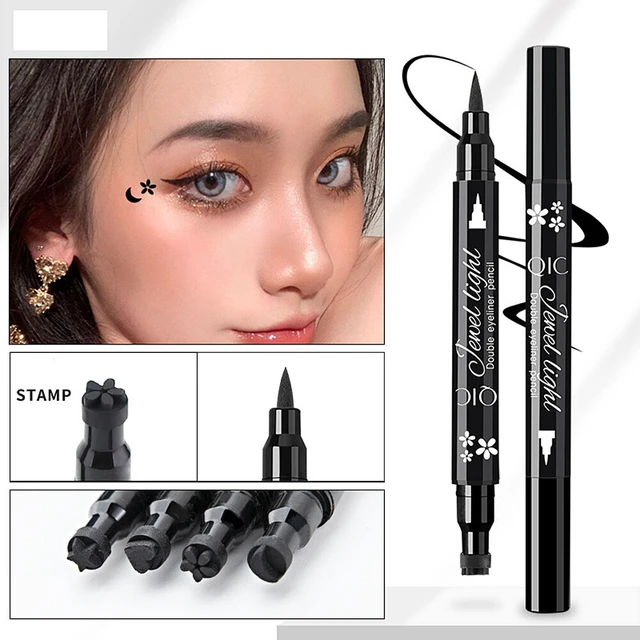 Alt view image 5 of 5 - US Winged Eyeliner Stamp Waterproof Long Lasting Liquid Eye Pen Makeup Tool Kit BM-4-btuanyinzhangyanxianbi yueliang