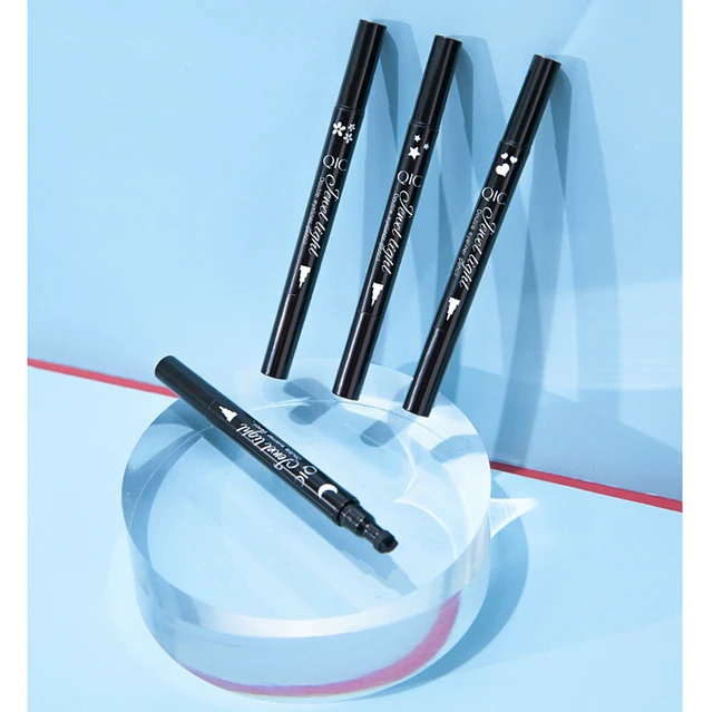 Alt view image 3 of 5 - US Winged Eyeliner Stamp Waterproof Long Lasting Liquid Eye Pen Makeup Tool Kit BM-4-btuanyinzhangyanxianbi yueliang