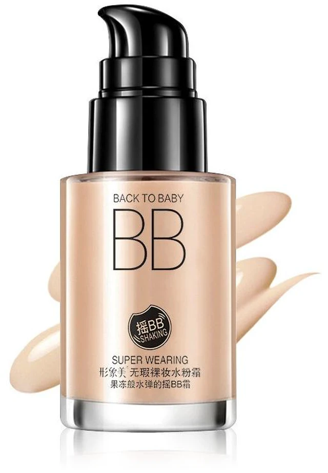 Alt view image 2 of 7 - US Liquid Foundation Waterproof Cosmetics Concealer BB Cream Natural Looking BN-1-a BBshuang ziranse 1ge