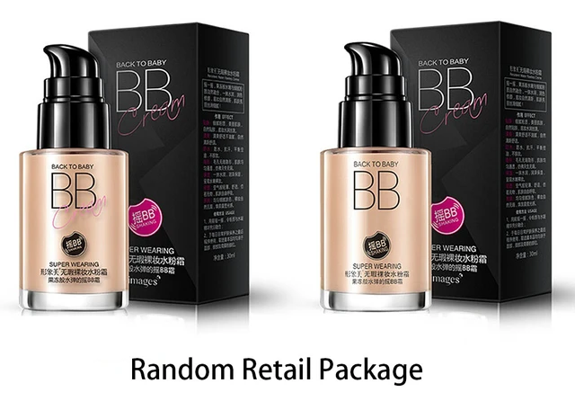 Alt view image 7 of 7 - US Liquid Foundation Waterproof Cosmetics Concealer BB Cream Natural Looking BN-1-a BBshuang ziranse 1ge