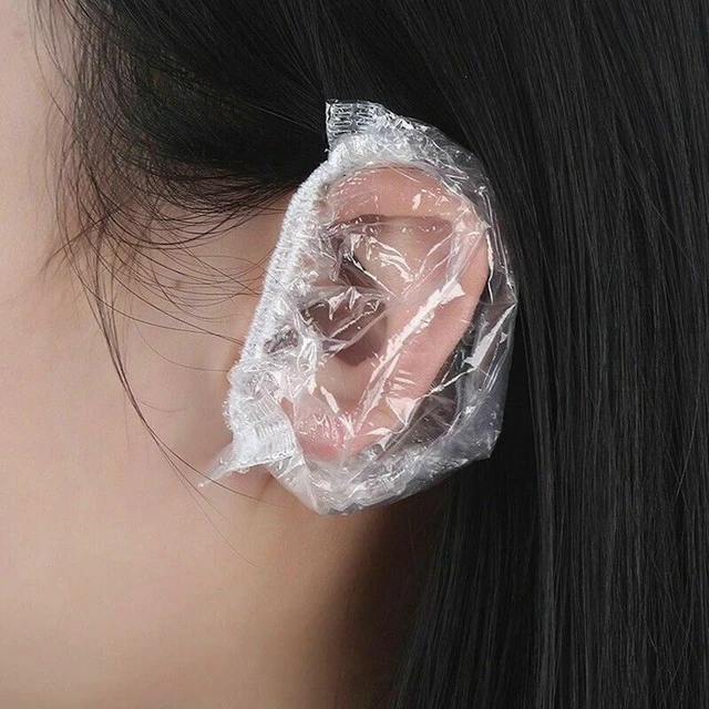 Alt view image 2 of 5 - US 100pcs One-time Bath Shower Salon Waterproof Ear Protector Caps
