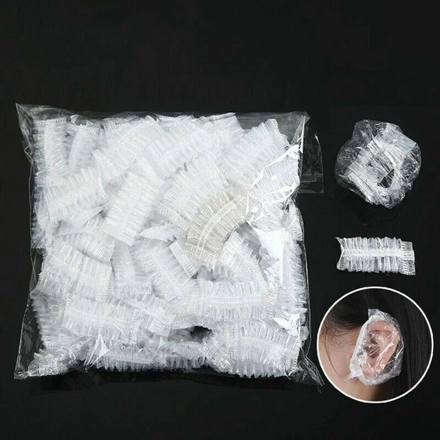 Alt view image 3 of 5 - US 100pcs One-time Bath Shower Salon Waterproof Ear Protector Caps