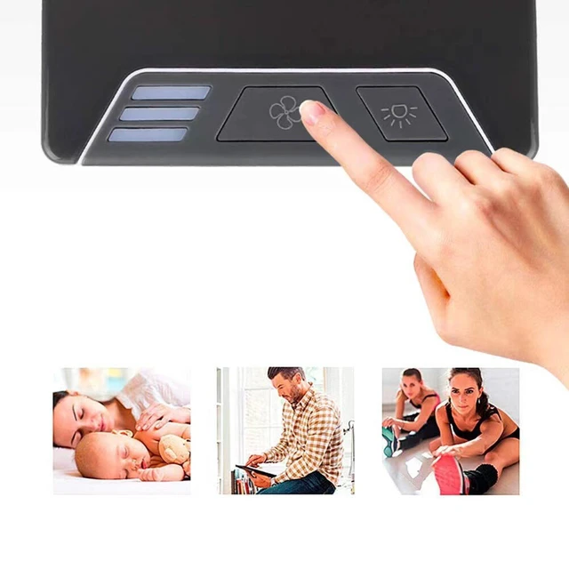 Alt view image 2 of 3 - US 1 Pack Air Cooler Fan Conditioner Personal Cooling Bedroom Portable Mini AC
