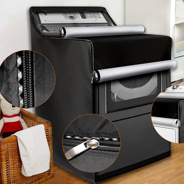 Alt view image 2 of 3 - US 2 Pack Washer Dryer Cover Top loading Machine Waterproof Dust-proof Sun-Proof