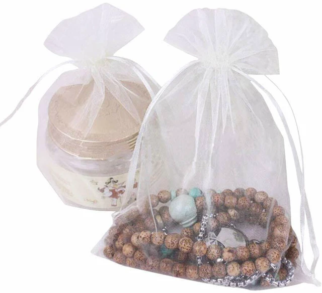 Alt view image 3 of 5 - US 50 Sheer Coralline Organza Favor Gift Bags Jewelry Pouches Wedding Party