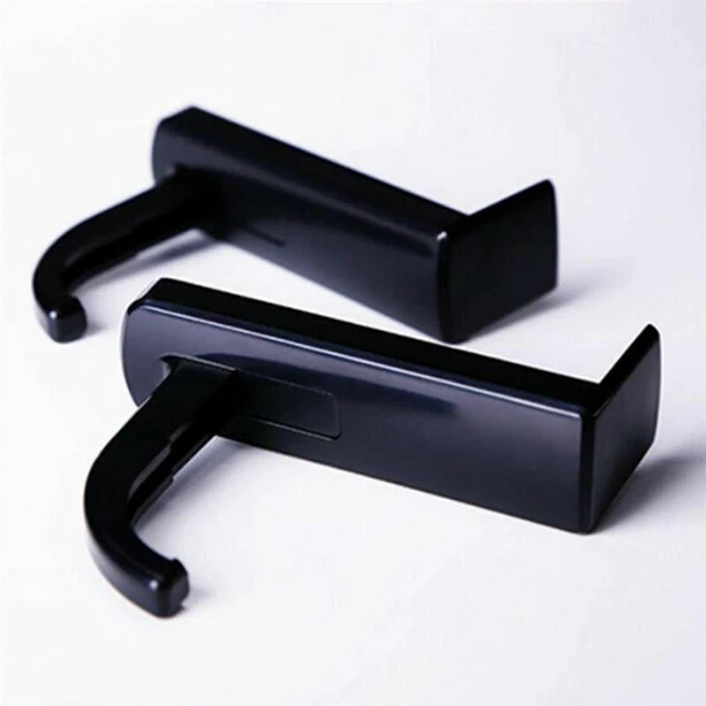 Alt view image 5 of 5 - 4 Pack Plastic Headphone Holder Earphone Headset Hanger Rack Stand Hook Computer