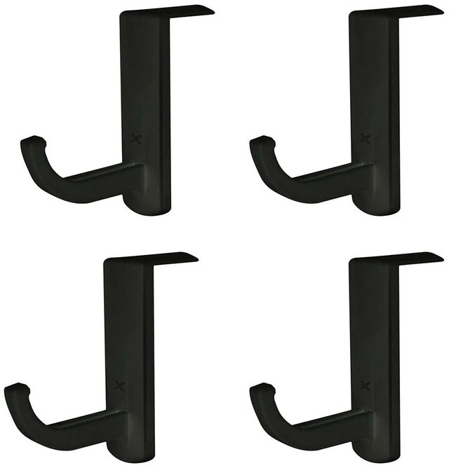 Main image of 4 Pack Plastic Headphone Holder Earphone Headset Hanger Rack Stand Hook Computer