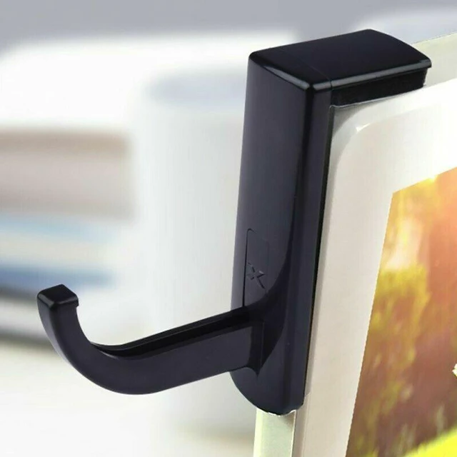 Alt view image 2 of 5 - 4 Pack Plastic Headphone Holder Earphone Headset Hanger Rack Stand Hook Computer
