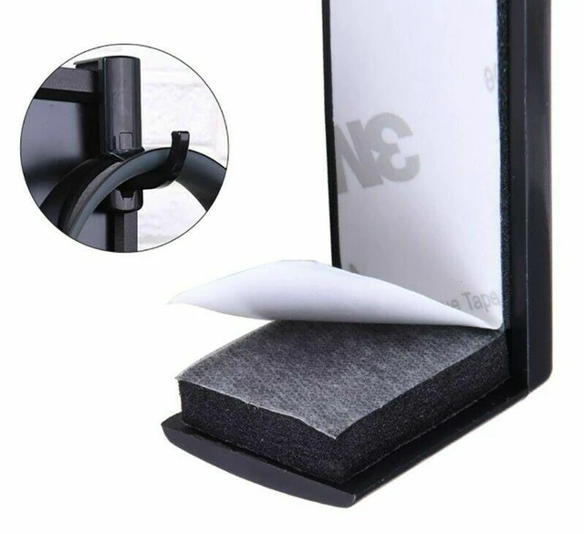 Alt view image 3 of 5 - 4 Pack Plastic Headphone Holder Earphone Headset Hanger Rack Stand Hook Computer