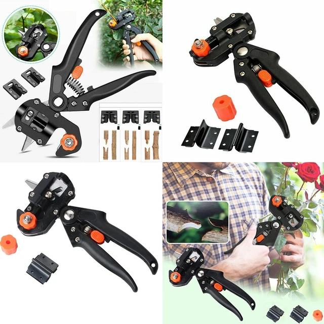 Alt view image 4 of 4 - US Garden Tree Grafting Knife Pruning Pruner Shears Snip Scissors Cutting Tool