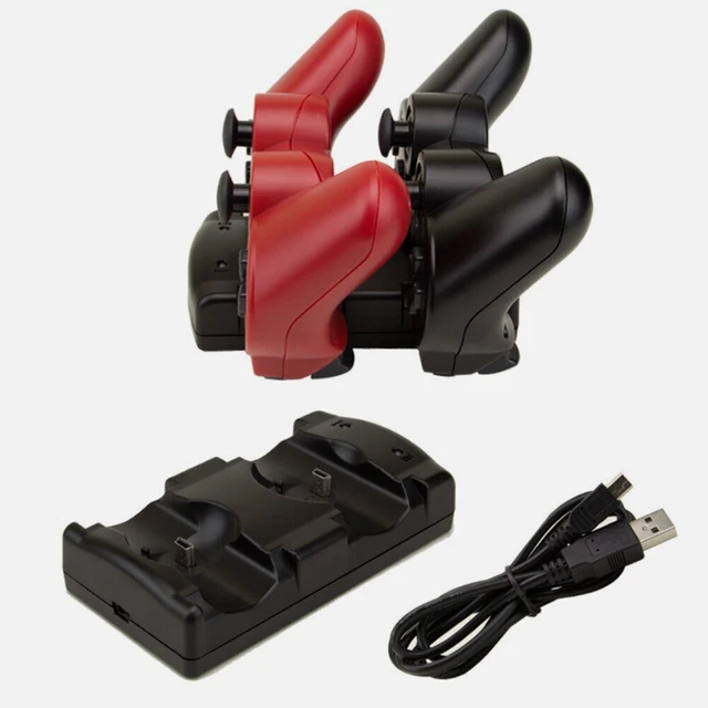 Alt view image 2 of 3 - US 2 Pack PS3 Controller USB Dual Charger Charging Dock Station for Sony PS3