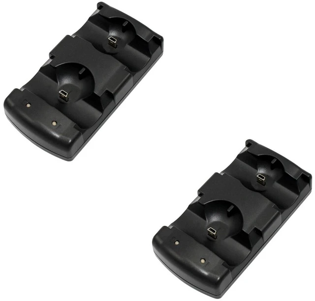 Main image of US 2 Pack PS3 Controller USB Dual Charger Charging Dock Station for Sony PS3