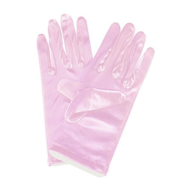 Alt view image 5 of 5 - US 1 Paris 8.66'' Wrist Gloves Smooth Satin Gown Opera Gloves Party Dress Prom BY-4-b sedingduanshoutao zise