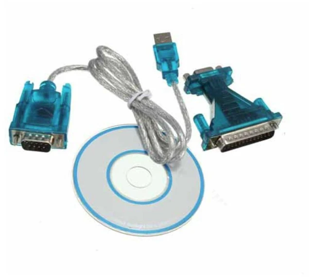 Main image of US USB 2.0 To RS232 COM Port 9 Pin Serial DB25 DB9 Adapter Cable Converter