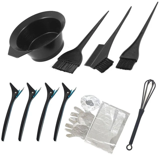 Main image of US 4/12/22 Pcs Hair Dye Coloring Brush Comb Set Mixing Bowl Salon Tint Tool Kit