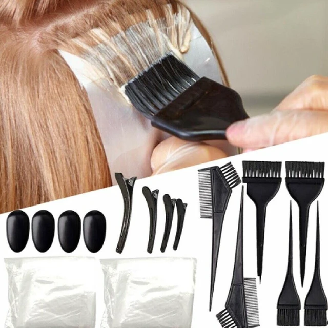 Alt view image 3 of 5 - US 4/12/22 Pcs Hair Dye Coloring Brush Comb Set Mixing Bowl Salon Tint Tool Kit