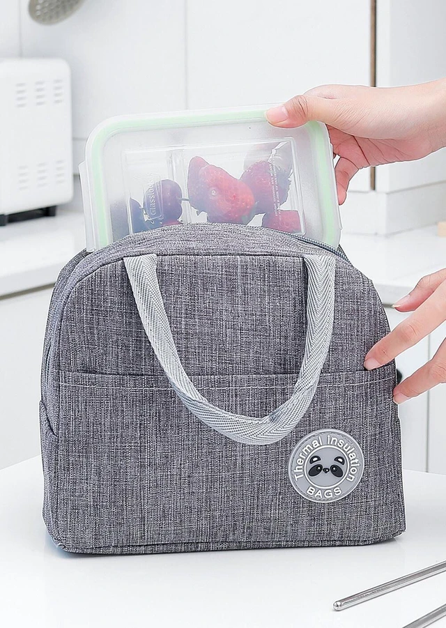 Alt view image 2 of 6 - US Portable Insulated Lunch Bag Bento Box Cooler Tote for Kids Adult Men Women