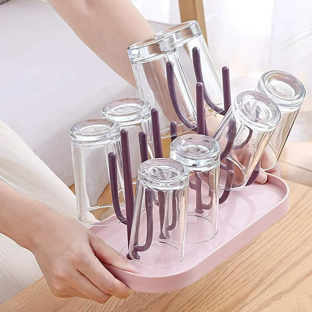 Alt view image 2 of 6 - US Baby Bottle Drying Rack Portable Bottle Dryer Holder Nipples Cups Pump Parts