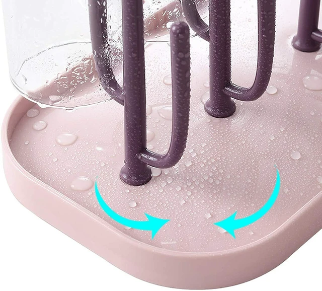 Alt view image 3 of 6 - US Baby Bottle Drying Rack Portable Bottle Dryer Holder Nipples Cups Pump Parts