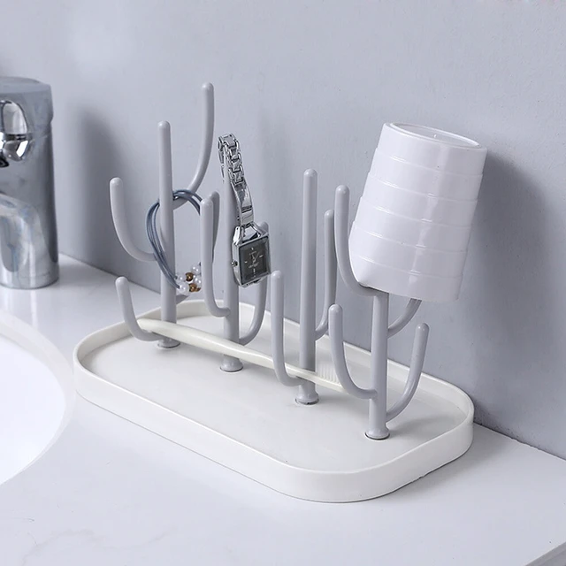 Alt view image 5 of 5 - US Baby Bottle Drying Rack Portable Bottle Dryer Holder Nipples Cups Pump Parts CE-3-axianrenzhangliganjia mise