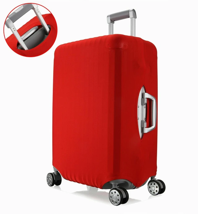 Alt view image 2 of 6 - US Elastic Luggage Suitcase Protector Cover Suitcase Anti- Dust Scratch 18"-28 CE-4-alvxingxiangtao hongseM
