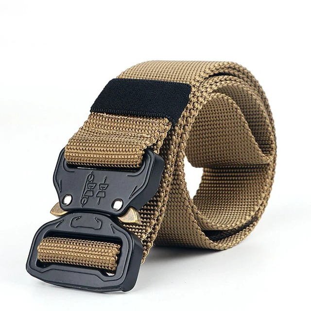 Main image of US Casual Military Tactical Belt Mens Army Combat Waistband Rescue Rigger Belts CF-4-byaodai3.8x125cm kaqi