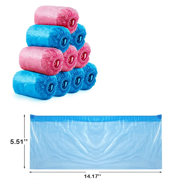 Alt view image 5 of 5 - US 100-200 Disposable Anti Slip Boot Shoe Covers Overshoes Protective Waterproof